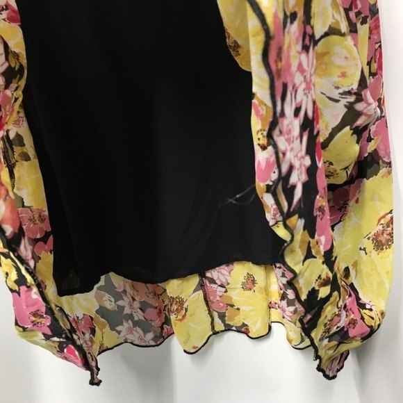 Free People Alice Vested Black Combo Floral Dress - Picture 4 of 10